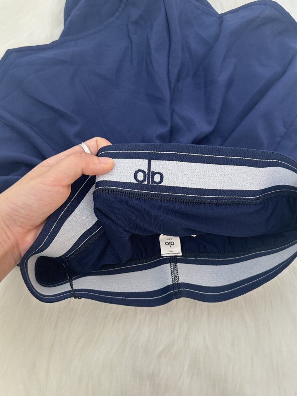 Alo Yoga Blue Athletic Shorts, Size M - Picture 7 of 7